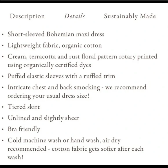 NWOT Christy Dawn The Brooklyn Dress in Mandarin Ditsy Field Size 2X - Picture 5 of 12